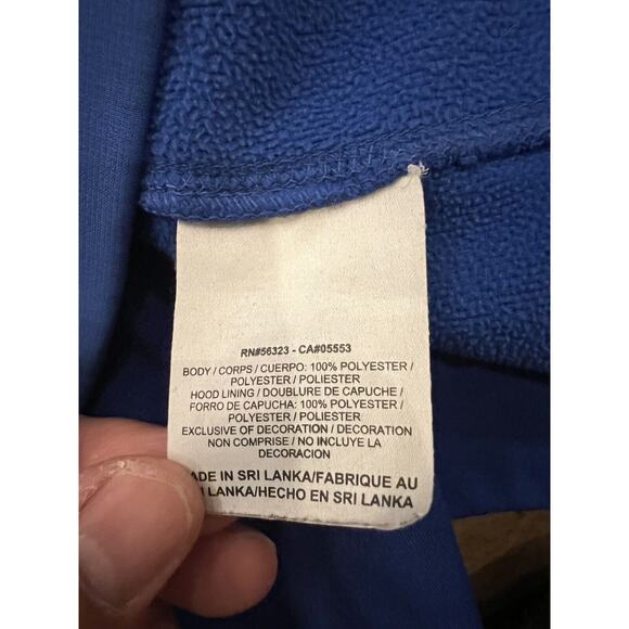 Nike Mens Blue Therma Fit Big Swoosh Pullover Pocket Hoodie Size XL 480085-463 - Picture 7 of 10